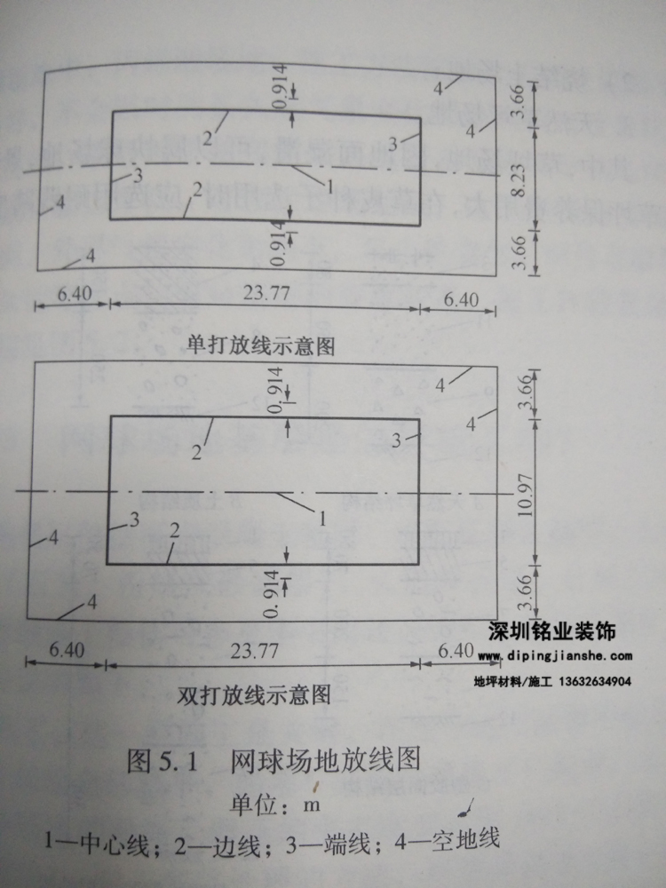 網(wǎng)球場施工測量放線