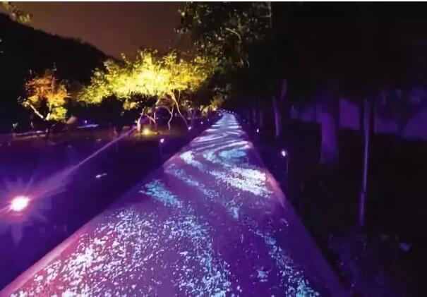 余杭首條夜光跑道試點段月底完工！可以去打卡了！